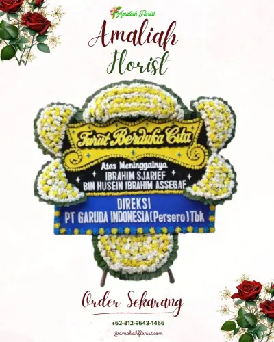 Papan Bunga Duka di Sendana