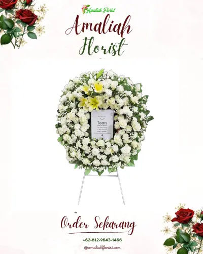 Krans Bunga Duka Cita di Sendana
