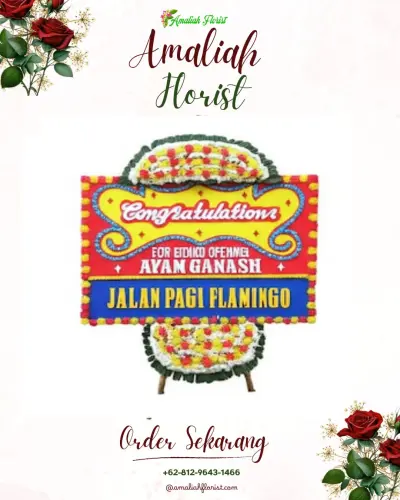 Bunga Papan Congratulation di Sendana
